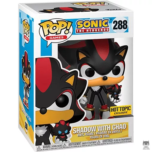 Figura Funko Pop! Shadow con Chao (Shadow the Hedgehog)