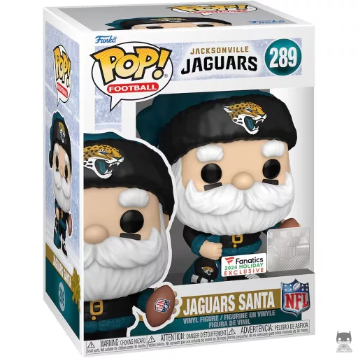 Figura Funko Pop! Papá Noel de los Jaguars (Fanatics)