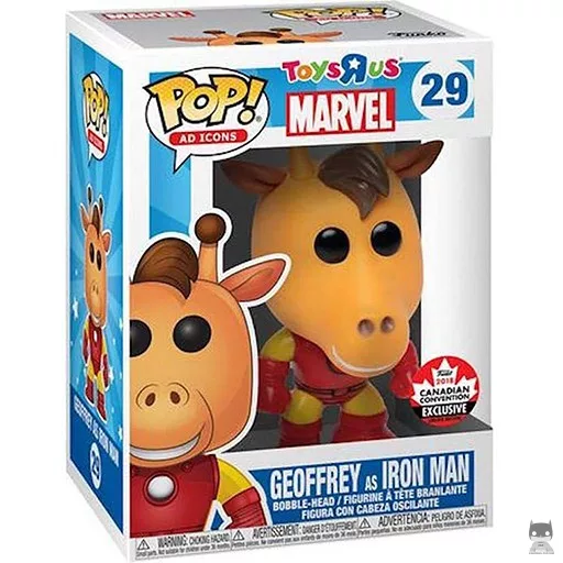 Figura Funko Pop! Geoffrey la Jirafa (como Iron Man) (Geoffrey la Jirafa)