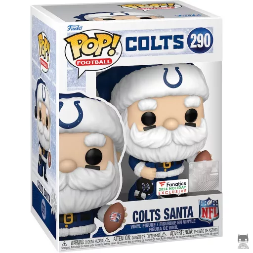 Figura Funko Pop! Papá Noel de los Colts (Fanatics)