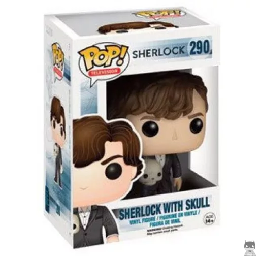 Figura Funko Pop! Sherlock Holmes (con calavera) (Sherlock)