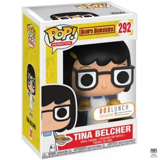 Figura Funko Pop! Tina Belcher con hamburguesas con queso (Box Lunch)