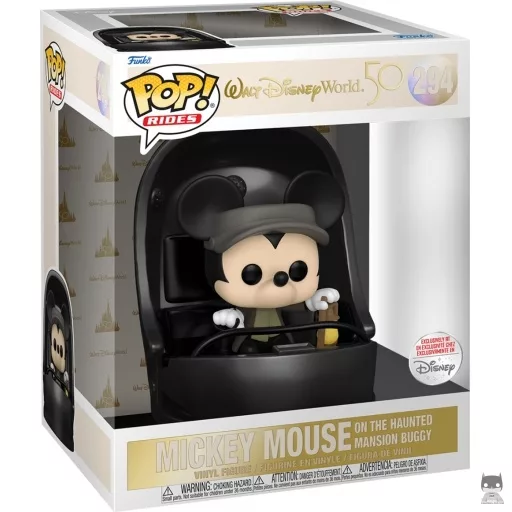 Figura Funko Pop! Mickey Mouse en el coche de la Haunted Mansion (Disney Store)