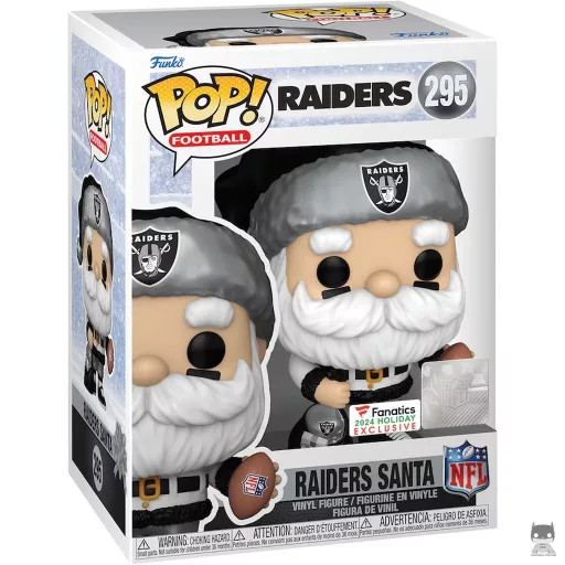Figura Funko Pop! Papá Noel de los Raiders (Fanatics)