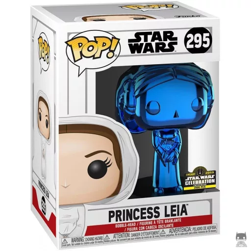 Figura Funko Pop! Princesa Leia (Azul) (Star Wars Celebration)