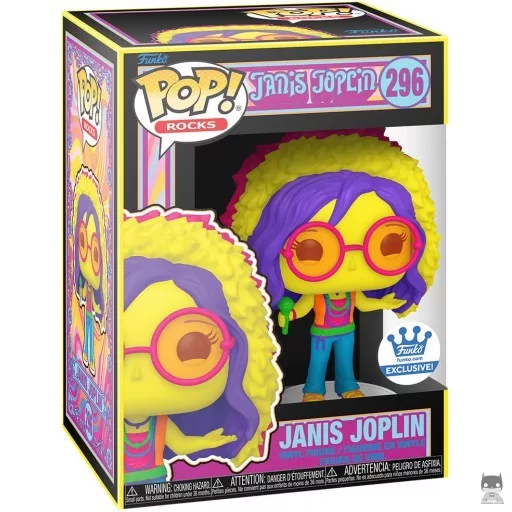 Figura Funko Pop! Janis Joplin (Luz negra) (Janis Joplin)