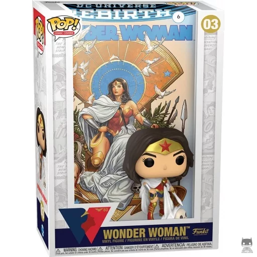Figura Funko Pop! Wonder Woman Renacimiento en el trono (Wonder Woman (Diana Prince))