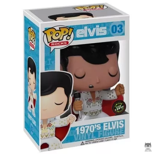 Figura Funko Pop! Elvis Presley años 70 (Chase) (Elvis Presley)