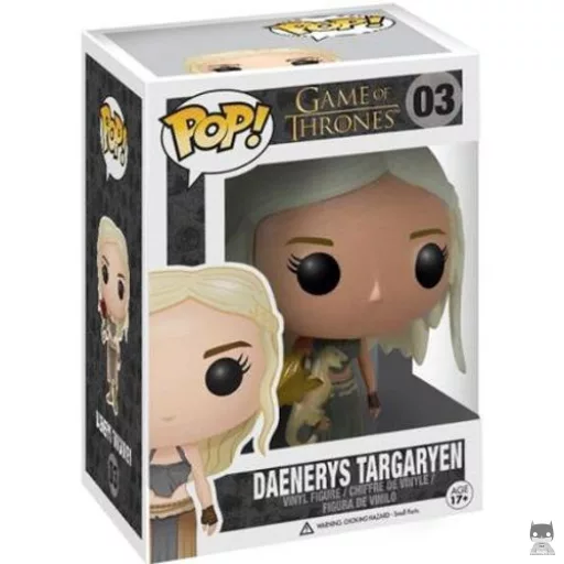 Figura Funko Pop! Daenerys (Dragón blanco y dorado) (Juego de tronos)
