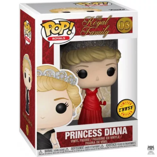 Figura Funko Pop! Princesa Diana con vestido rojo (Chase) (Chase)