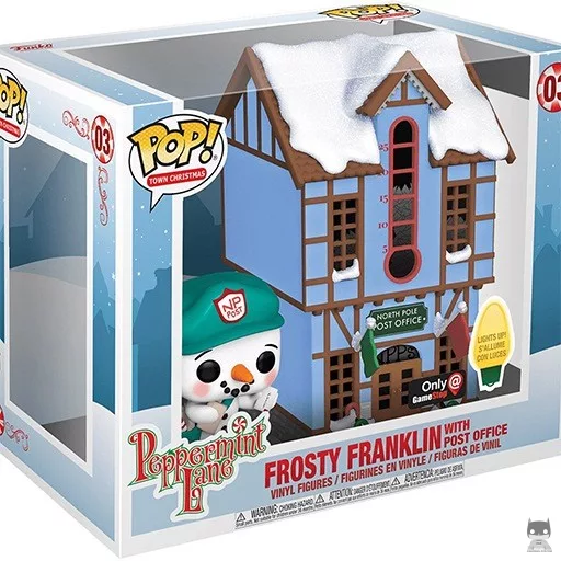 Figura Funko Pop! Frosty Franklin & Oficina de correos (GameStop)