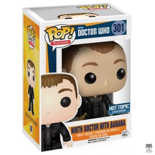 Figura Funko Pop! Noveno Doctor (con plátano) (Doctor Who)