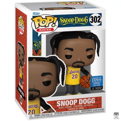 Figura Funko Pop! Snoop Dogg con camiseta amarilla de los Lakers (Snoop Dogg)