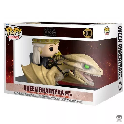 Figura Funko Pop! Reina Rhaenyra con Syrax (Rhaenyra Targaryen)