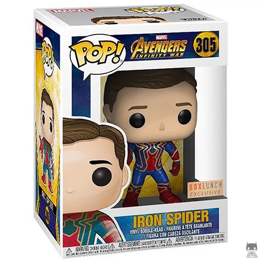 Figura Funko Pop! Iron Spider (Sin máscara) (Box Lunch)