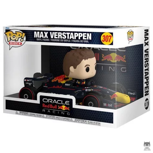 Figura Funko Pop! Max Verstappen con el Red Bull F1 (Fórmula 1)