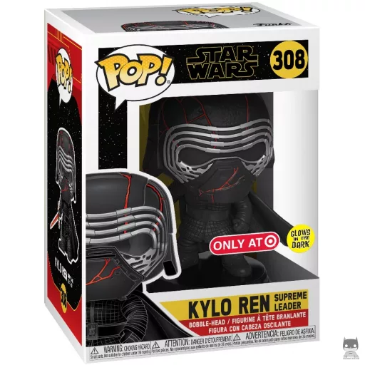 Figura Funko Pop! Líder Supremo Kylo Ren (Brilla en la oscuridad) (Kylo Ren)