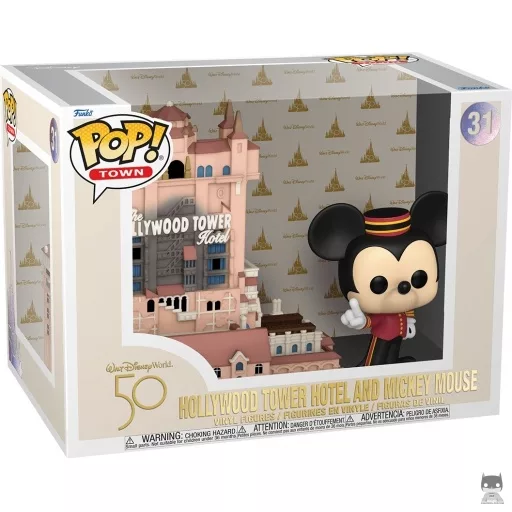 Figura Funko Pop! Mickey Mouse frente al Hollywood Tower Hotel (Mickey Mouse)