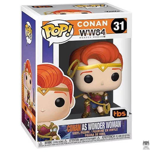 Figura Funko Pop! Conan como Wonder Woman (Conan O'Brien)