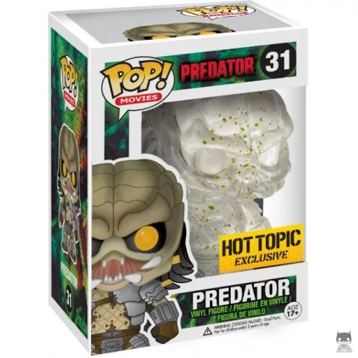 Figura Funko Pop! Depredador (Ensangrentado & Translúcido) (Ensangrentado)