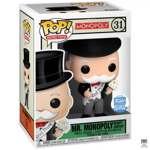 Figura Funko Pop! Mr. Monopoly concurso de belleza (Mr. Monopoly)