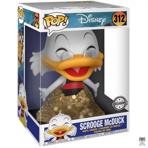Figura Funko Pop! Tío Gilito con oro (Supersized) (Patoaventuras)