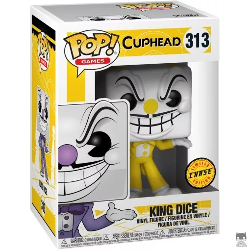 Figura Funko Pop! King Dice (Amarillo) (Chase) (Cuphead)
