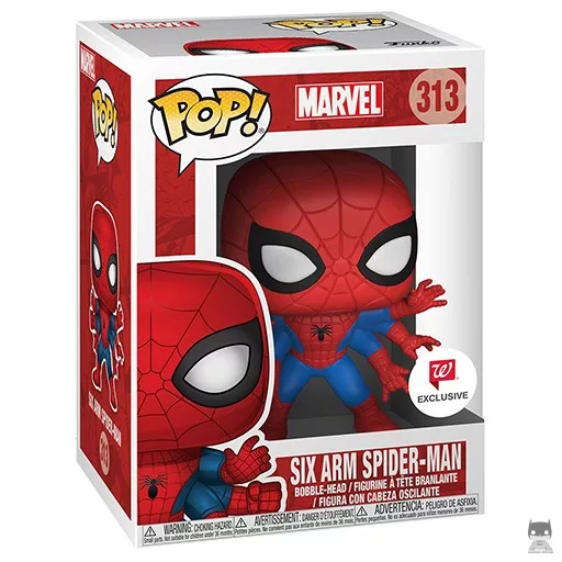 Figura Funko Pop! Spider-Man de seis brazos (Spider-Man (Peter Parker))