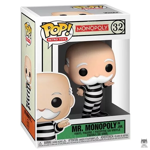 Figura Funko Pop! Mr. Monopoly en la cárcel (Mr. Monopoly)