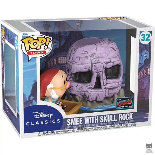 Figura Funko Pop! Smee con la Roca Calavera (Peter Pan)