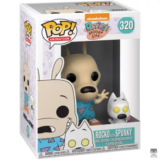 Figura Funko Pop! Rocko con Spunky (La vida moderna de Rocko)