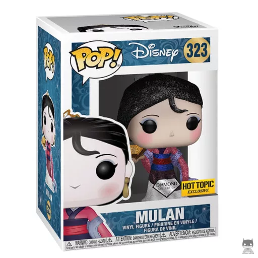 Figura Funko Pop! Mulán (Purpurina de diamante) (Mulán)