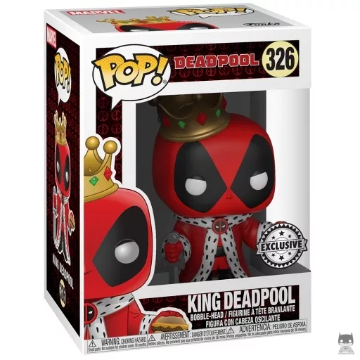 Figura Funko Pop! Rey Deadpool (Deadpool)