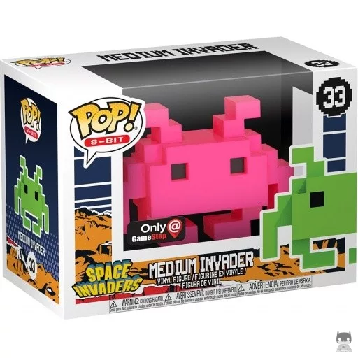 Figura Funko Pop! Medium Invader (Rosa) (Space Invaders)