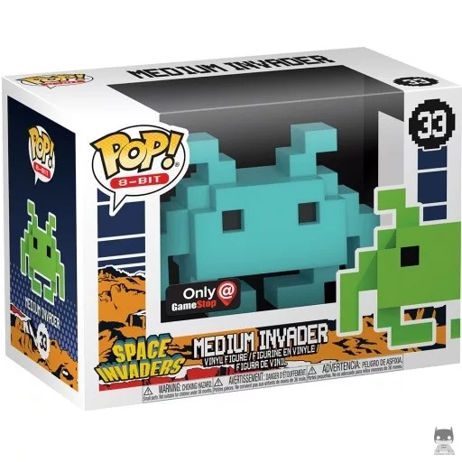 Figura Funko Pop! Medium Invader (Verde azulado) (Space Invaders)