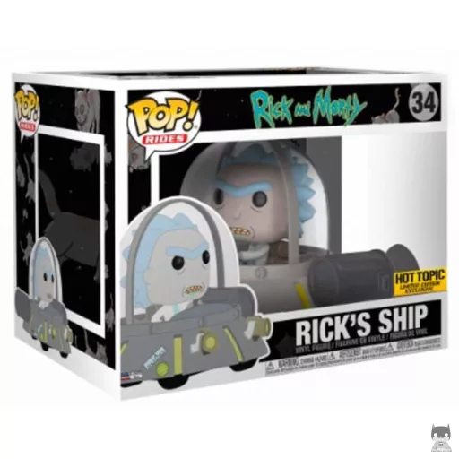 Figura Funko Pop! Rick con la nave (Rick y Morty)