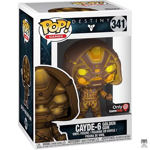 Figura Funko Pop! Cayde-6 con Pistola Dorada (Dorado) (Destiny)