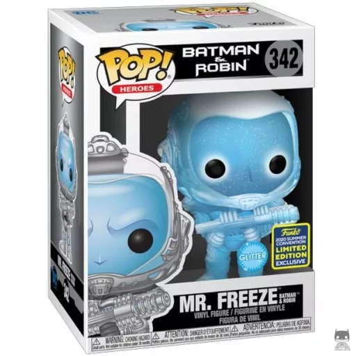 Figura Funko Pop! Mr. Freeze (Batman y Robin) (Purpurina) (Cuadrilogía de Batman)