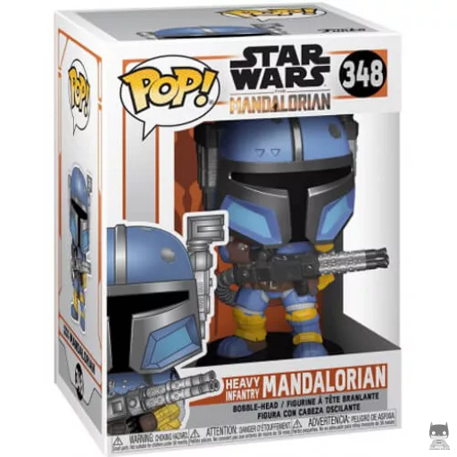 Figura Funko Pop! Mandaloriano de infantería pesada (The Mandalorian (Star Wars))