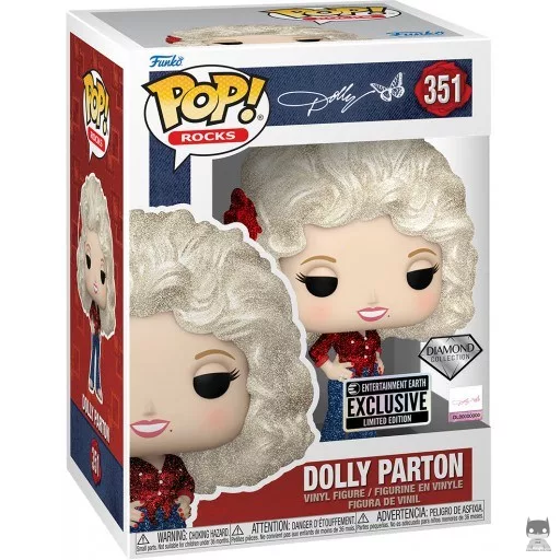 Figura Funko Pop! Dolly Parton (Purpurina de diamante) (Dolly Parton)