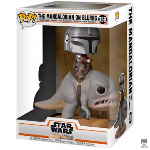 Figura Funko Pop! El Mandaloriano en un blurrg (El Mandaloriano)