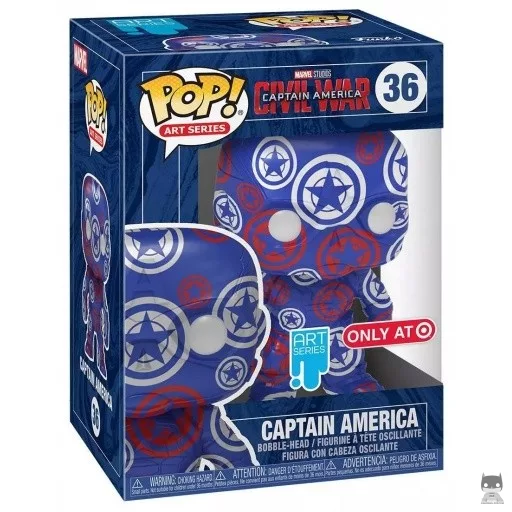 Figura Funko Pop! Capitán América (Marvel Comics)