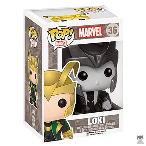 Figura Funko Pop! Loki (Blanco y negro) (Marvel Comics)