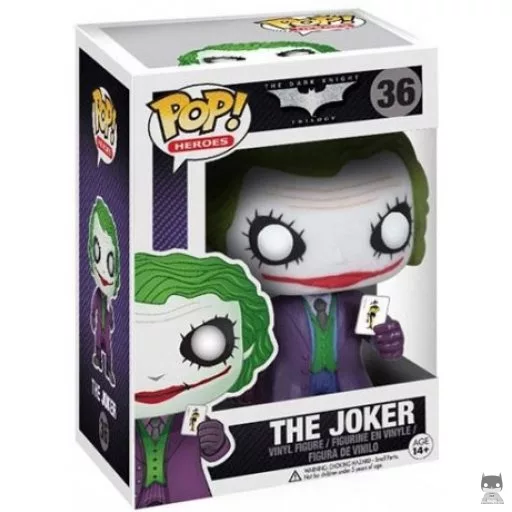 Figura Funko Pop! Joker (Trilogía de El caballero oscuro)