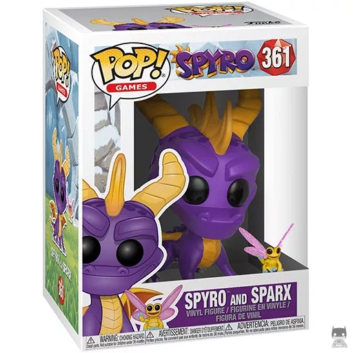 Figura Funko Pop! Spyro con Sparx (Spyro the Dragon)