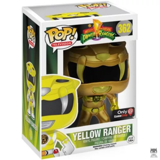 Figura Funko Pop! Ranger Amarillo (Dorado) (Power Rangers)