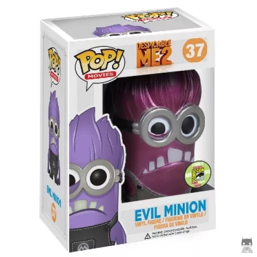Figura Funko Pop! Minion malvado (Metalizado) (Gru, mi villano favorito)