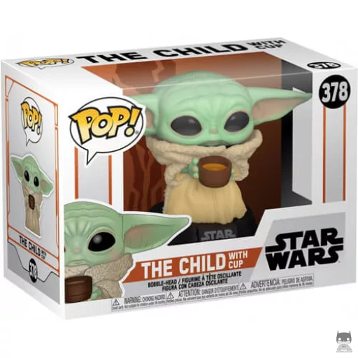 Figura Funko Pop! El Niño con taza (Grogu (El Niño - Baby Yoda))