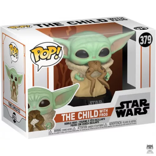 Figura Funko Pop! El Niño con rana (Grogu (El Niño - Baby Yoda))