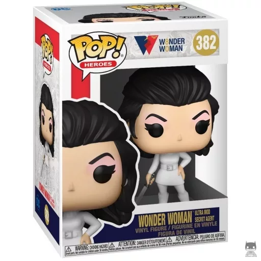 Figura Funko Pop! Wonder Woman Ultra Mod agente secreta (80.º aniversario de Wonder Woman)
